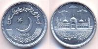 Pakistan 2009 Rupees 2 Specimen Metal Aluminum Coin KM#68